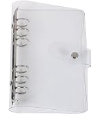 Amazon.co.jp: サムコス システム手帳 a6 a5 6穴 ノートカバー 透明